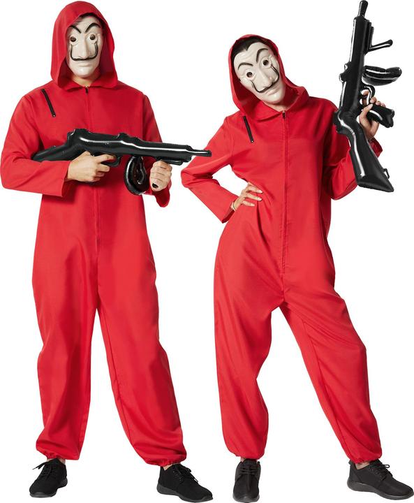 Image du produit tectake Déguisement unisexe de braqueur (L)