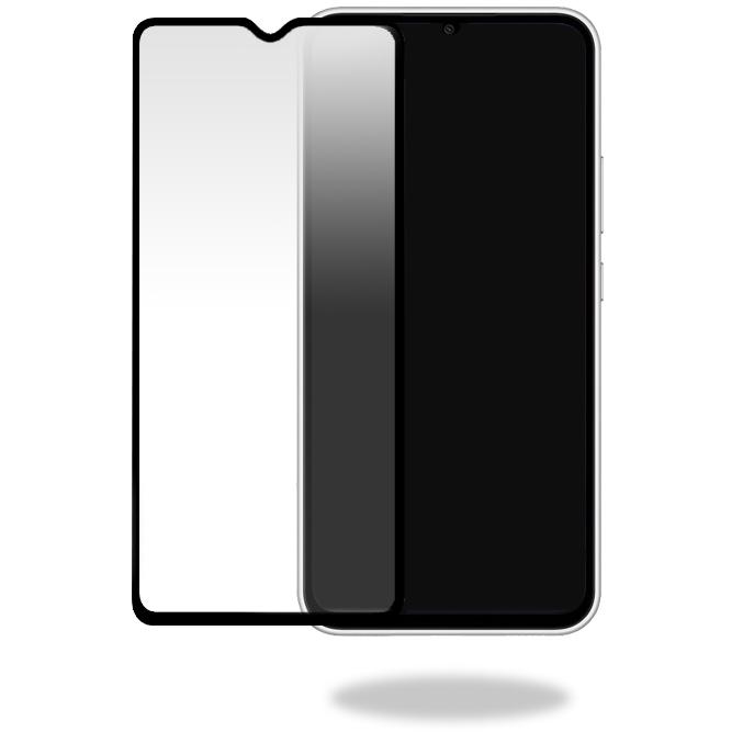 Mobilize Schwarzer Rahmen Glas (1 Stück, Samsung Galaxy A54 5G), Smartphone Schutzfolie, Schwarz