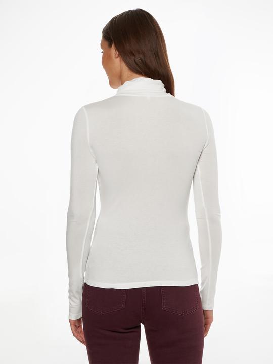 Immagine prodotto Tommy Hilfiger Maglia a collo alto da donna, maglia a collo alto sottile in morbido Tencel (M)