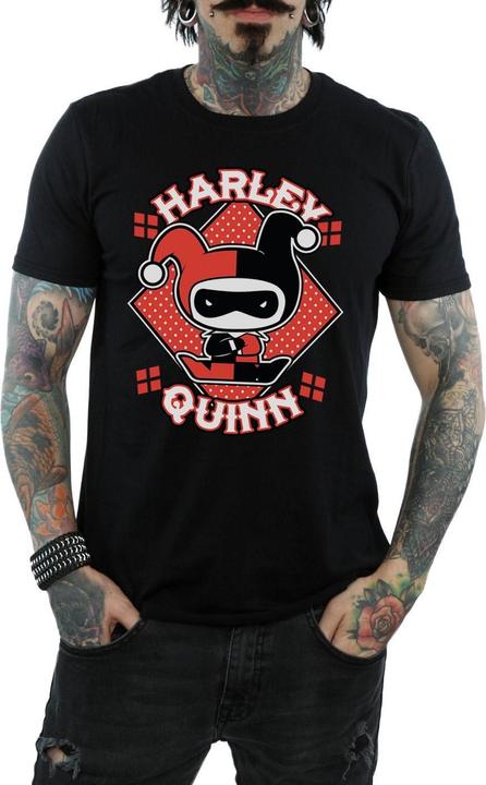 Actual product image Harley Quinn Mens Chibi Cotton T-Shirt (XL)