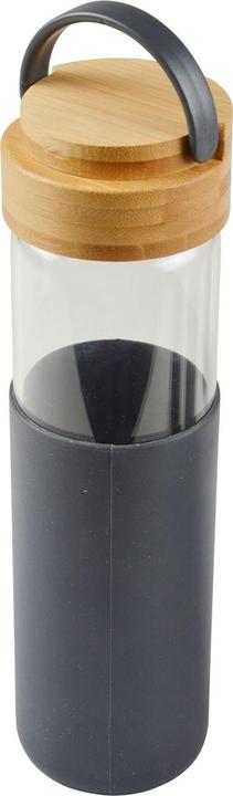 Produktbild Homea Glasflasche mit Bambusdeckel (0.55 l)