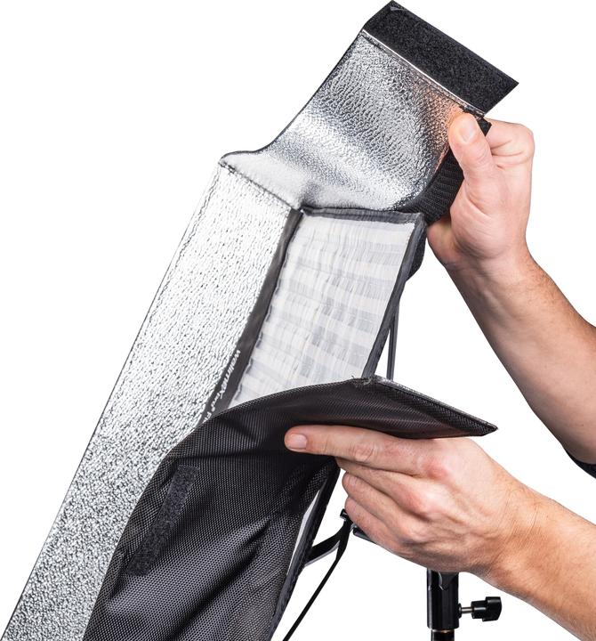 Produktbild Walimex pro Flex LED 500 Bi Color Leuchtmatte inkl. Softbox 50W Flächenleuchte (Flächenleuchte)