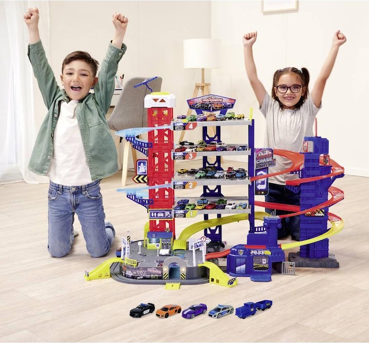 Image du produit Majorette Super Chase Center+5 véhicules