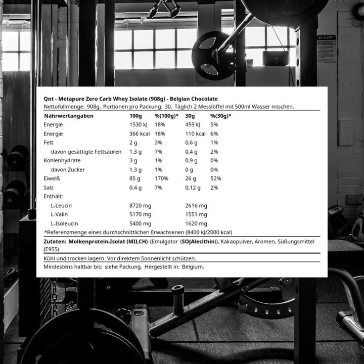 Actual product image QNT MetaPure (Milk Chocolate, 1 x, 908 g)