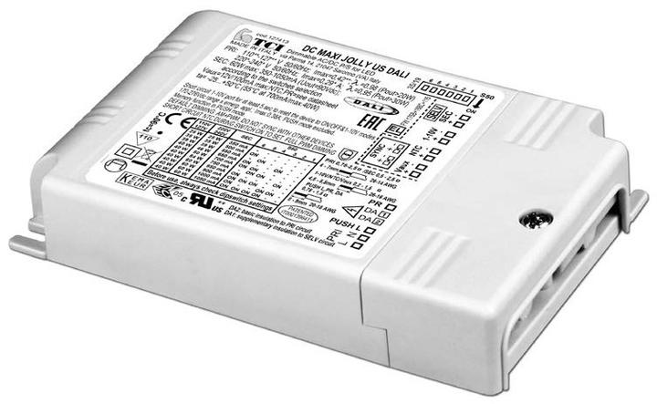 TCI Maffei GmbH LED-Netzteil 110-240 V DC MAXI JOLLY US DALI 60 W 1-10 V Push dimmbar mit DIP-SWITC