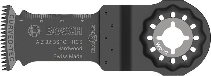 Actual product image Bosch Professional Zubehör HCS plunge cut saw blade AIZ 32 BSPC Hard Wood, 50 x 32 mm, pack of 1