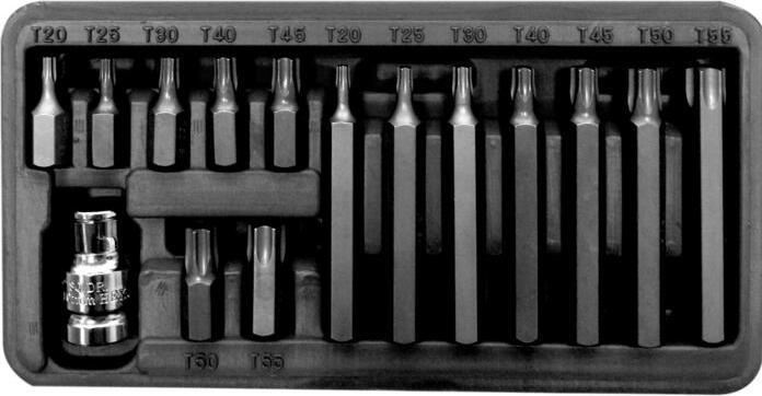 Produktbild Proline 10741 Tip set 3/8 inch Torx T20-T55, L = 30