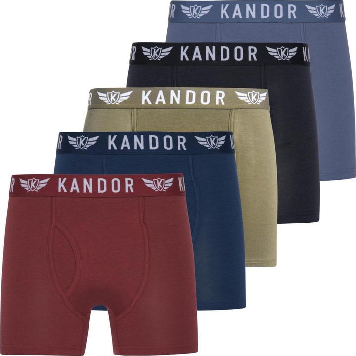 Immagine prodotto Kandor Quinfly Boxer Uomo Misura Confezione 5 (S, Confezione da 5 pezzi)