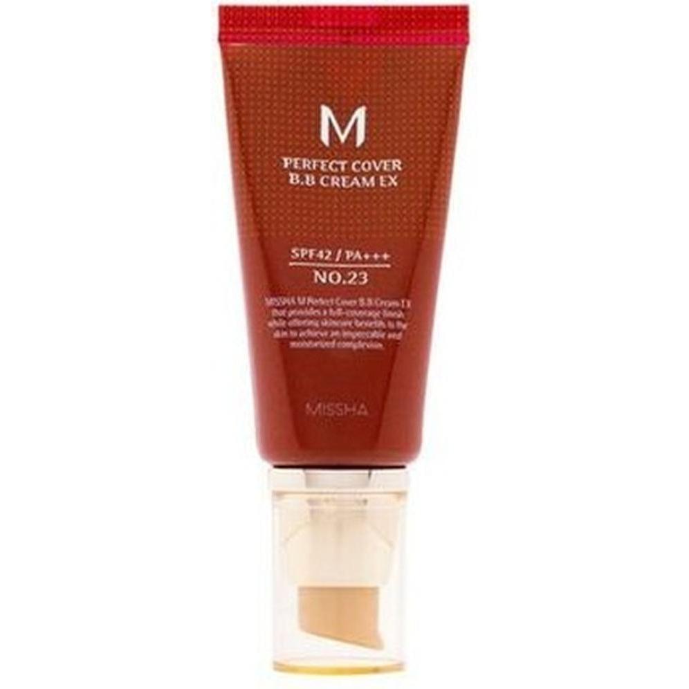 Missha, Crema BB + CC, - BB Cream SPF 42 Perfect Cover (BB Cream Ex) 50 ml - Shade: 19 Cool Ivory (19 Cool Ivory, 50 ml)