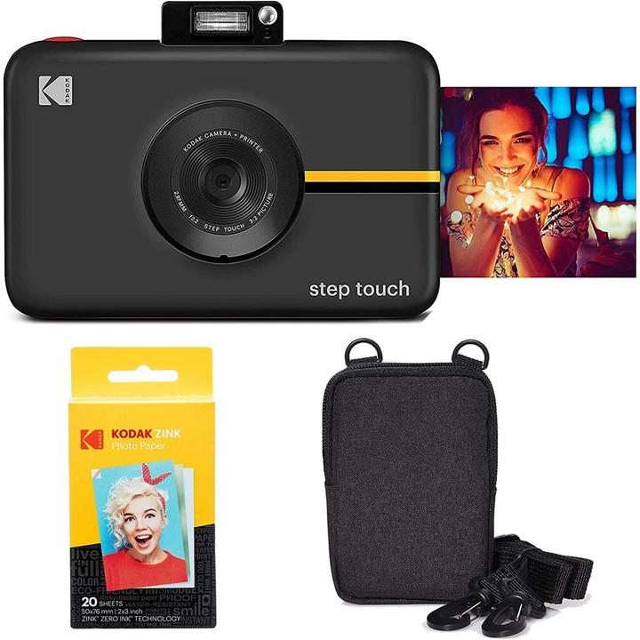 Actual product image Kodak Step Touch 13MP Digital Camera Instant Printer with 35 LCD Touch Screen White Go Bundle
