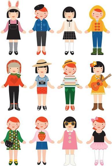 Produktbild Petitcollage "Magnetic Dress Up Best Friends - Gioco magnetico ""Migliori amiche"""