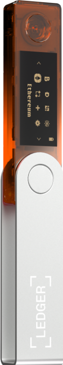 Produktbild Ledger Nano X - Orange (Litecoin, Dash, Bitcoin, Dogecoin, Ethereum Classic)