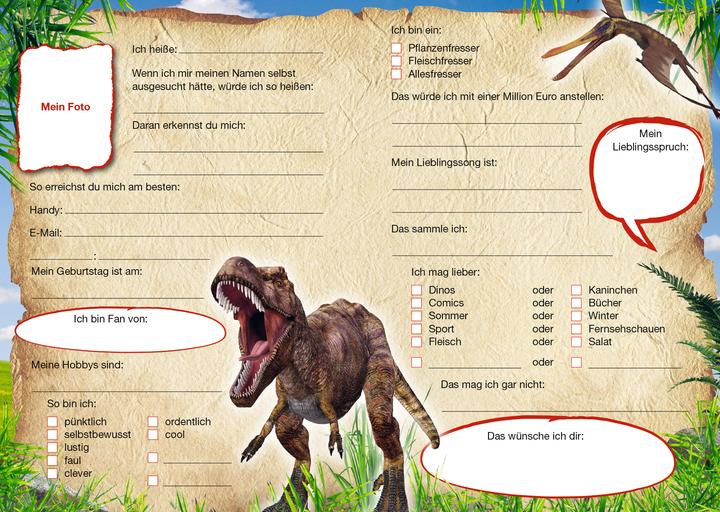 Image du produit Panini Dinosaurier: Freundebuch (Allemand, Panini, 2018)