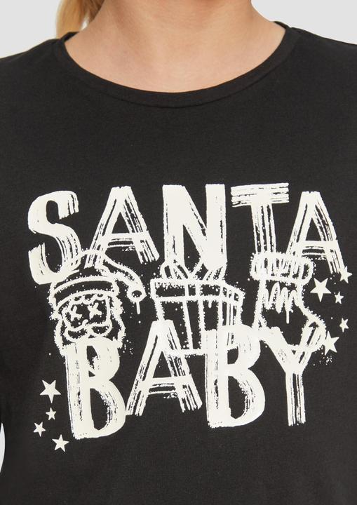 Produktbild S.Oliver T-Shirt Langarmshirt mit Weihnachtsmotiv (134, 140)