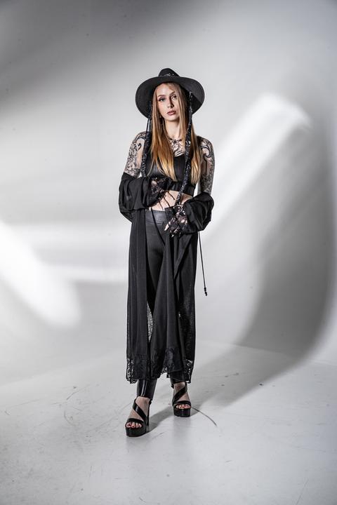 Produktbild Black Premium Essential Faux Leather cropped Top (XL)