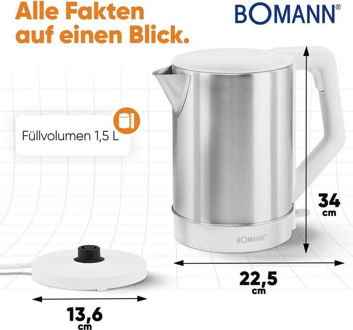 Image du produit Bomann WKS 3002 CB (1.50 l)