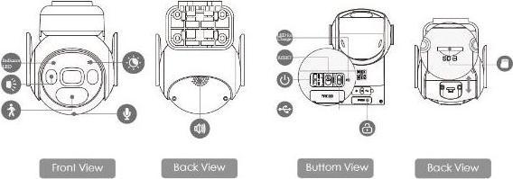 Actual product image Imou Cell PT Lite Kit + Solar Panel (2304 x 1296 Pixels)