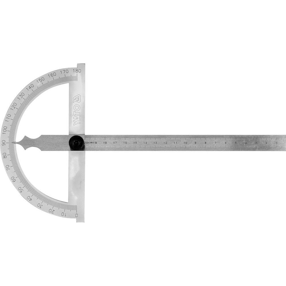 Thumbnail - Yato, Winkelmesser, protractor with liner 150x200mm YT-72141