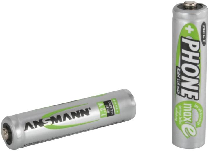 Image du produit Ansmann Pile micro (AAA) NiMH DECT maxi NiMH DECT (2 pcs, AAA, 550 mAh)