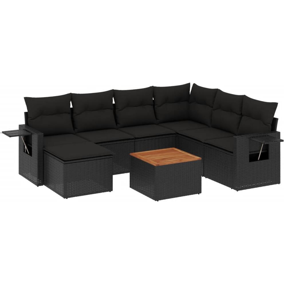 VidaXL, Gartenlounge, 10-tlg. Garten-Lounge-Set mit Kissen