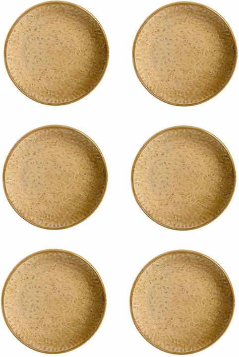 Leonardo Frühstücks- & Dessertteller Matera 6 Stück, Sand (6x, 16 cm)