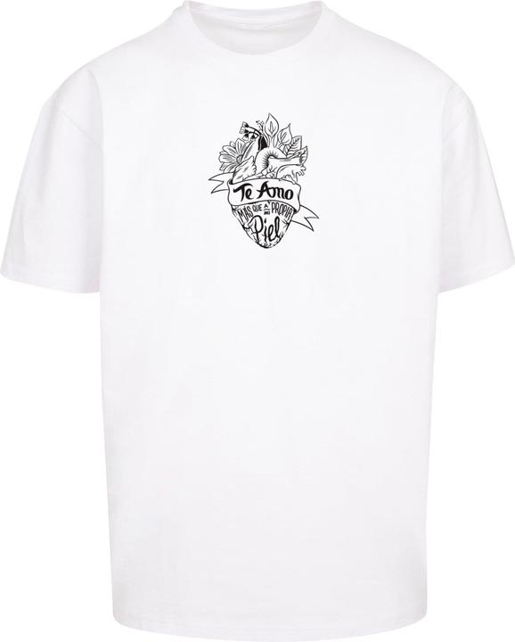 Merchcode Frida Kahlo - Te amo outline Heavy Oversize Tee - 116711 (M)