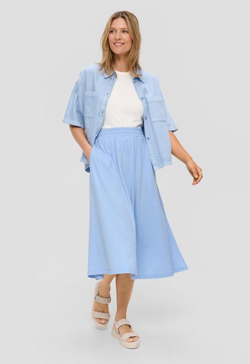 Produktbild S.Oliver Rock Midi-Rock in Melange-Optik aus Jersey im Relaxed Fit (46)