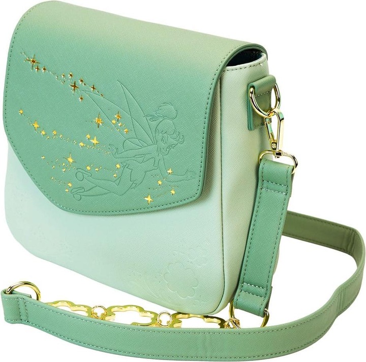 Image du produit Loungefly Disney by sac à bandoulière Tinker Bell 4-Leaf Clover