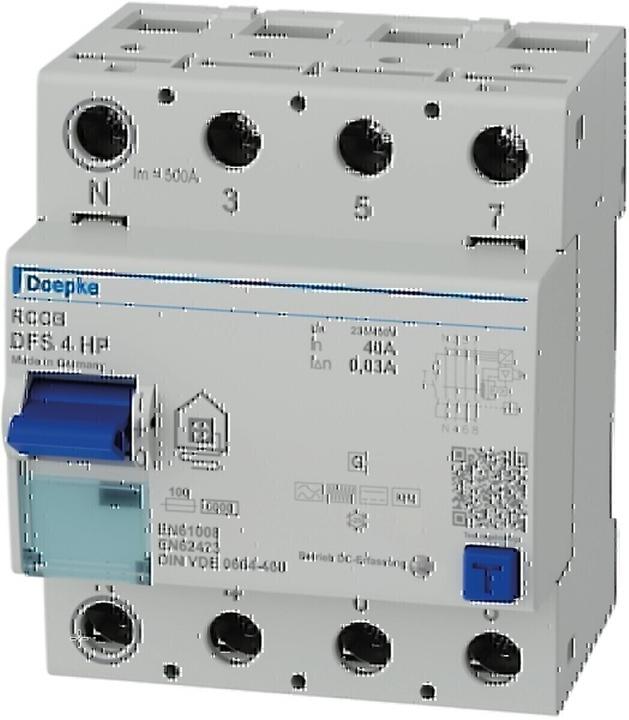 Doepke DFS4 040-4/0,03-HP FI-Schutzschalter 4p 40 A 0.03 09134805