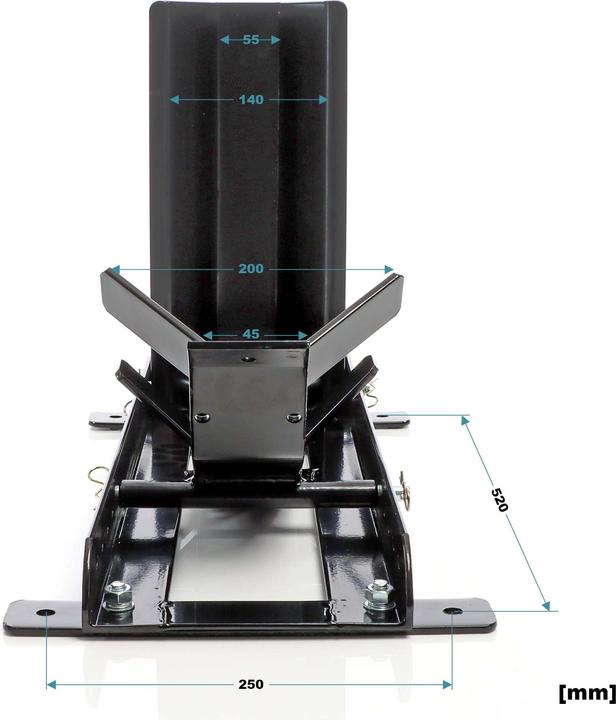 Image du produit XPOtool Béquille de moto jusqu’à 680kg Ø16-21" Bascule Pied Moto Réglable pour Roue Avant Arrière