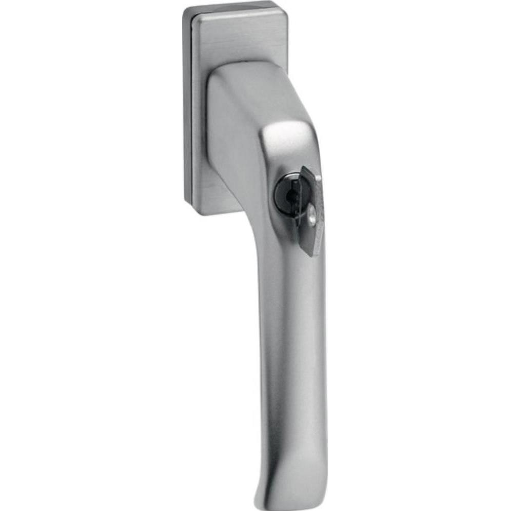 EDI, Türgriff + Fenstergriff, Fenstergriff 1003/2035 Aluminium F9016 / verkehrsweiss 35 mm abschliessbar (Türgriff)