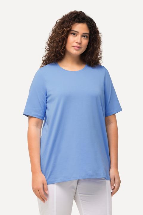 Immagine prodotto Ulla Popken T-shirt dal taglio svasato con scollo a girocollo e mezze maniche (62)