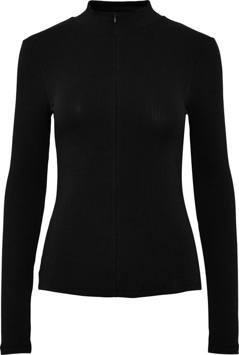 Actual product image Pieces Pckitte Zip Ls T-Neck Top Noos Bc (S)