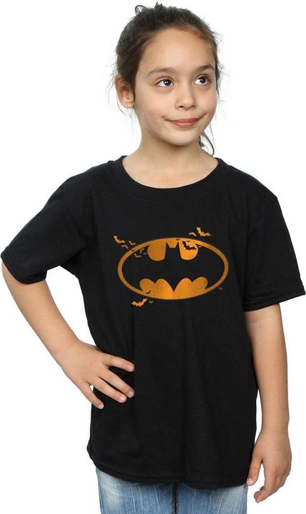 Image du produit - T-shirt BATMAN HALLOWEEN LOGO - Fille (116)