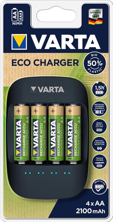 Actual product image Varta eco charger (1 pcs., AA, Battery + charger)