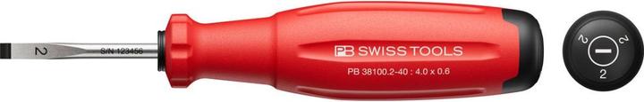 Image du produit PB Swiss Tools Tournevis à fente PB 38100 SwissGrip Evo Gr. 2 40 mm (Escale)