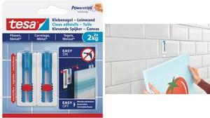 Produktbild tesa Klebenagel für Fliesen & Metall, ideal für Leinwand & Keilrahmen