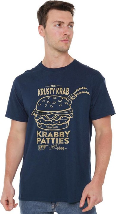 Immagine prodotto Spongebob Squarepants The Krusty Krab Shock Mono Maglietta Uomo (5XL)