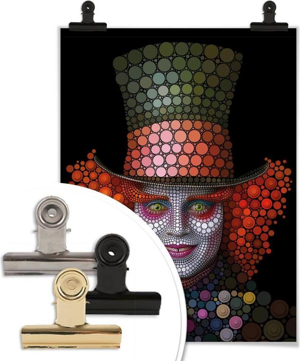 Produktbild Trenddeko Ben Heine - Circlism: Johnny Depp der Hutmacher (30 x 40 cm)