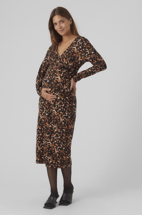 Produktbild Mamalicious MLALVA TESS LS JRS MIDI DRESS 2F A. Kleid (M)