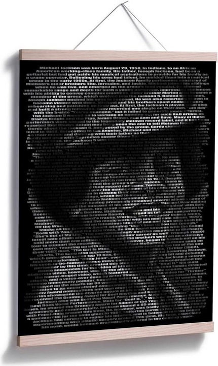 Produktbild Trenddeko Heine - Michael Jacksons Biographie (60 x 80 cm)