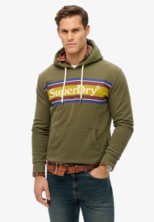 Actual product image Superdry Venue Logo Stripe Relaxed Hood (XL)