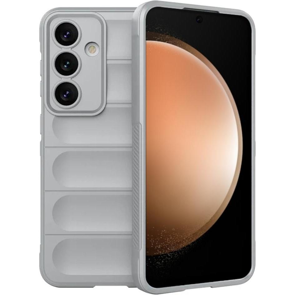 Screenguard CloudCase Samsung Galaxy S23 FE Hülle (Samsung Galaxy S23 FE), Smartphone Hülle, Grau