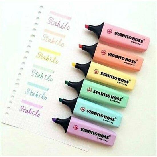 Produktbild STABILO BOSS ORIGINAL Pastel Textmarker (Korallenrot, 5 mm, 1 x)