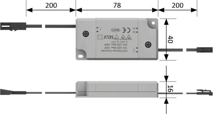 Produktbild Halemeier Dimmschalter 12 / 24 V Schnittstelle DALI