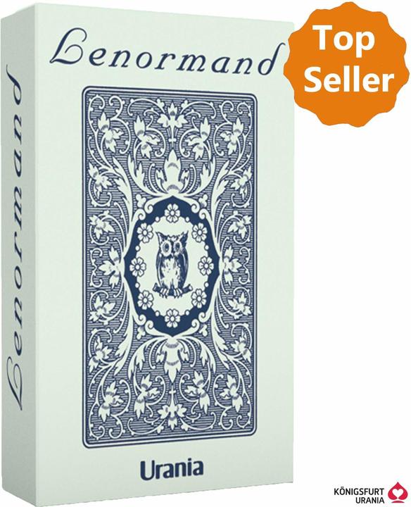 Produktbild Lenormand Orakelkarten - Blaue Eule (Deutsch)