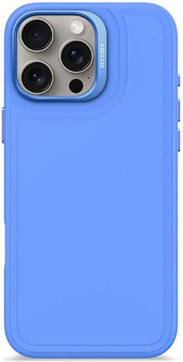 Produktbild Decoded AntiMicrobial Silicone Stacks Backcover Case with MagSafe for iPhone 16 Pro Max - Blue (Apple iPhone 16 Pro Max)