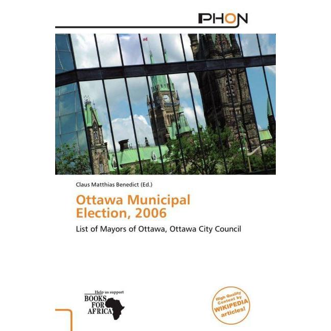 Ottawa Municipal Election, 2006, Fachbücher