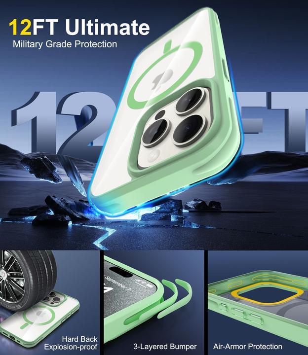 Image du produit Cadorabo Coque pour Apple iPhone 15 PRO compatible MagSafe (Apple iPhone 15 Pro)