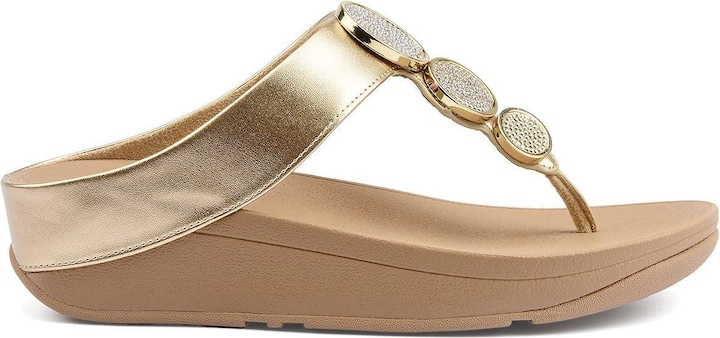 Actual product image Fitflop Halo Bead-Circle Metallic Toe-Post (39)